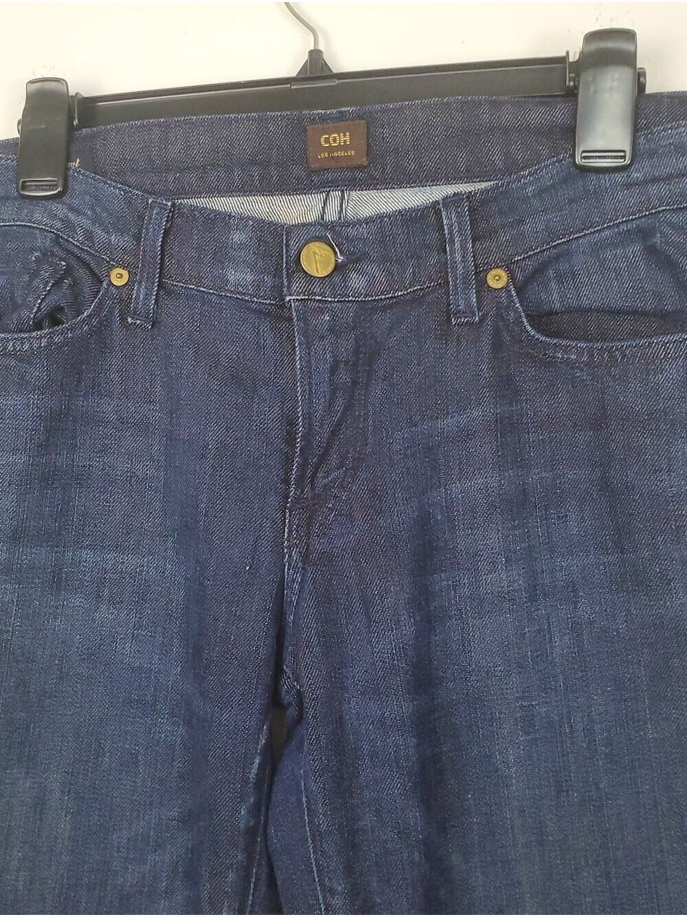 Citizens Of Humanity Dita Dark Blue Women Petite Bootcut Jeans Size 32 Petite - Picture 4 of 14